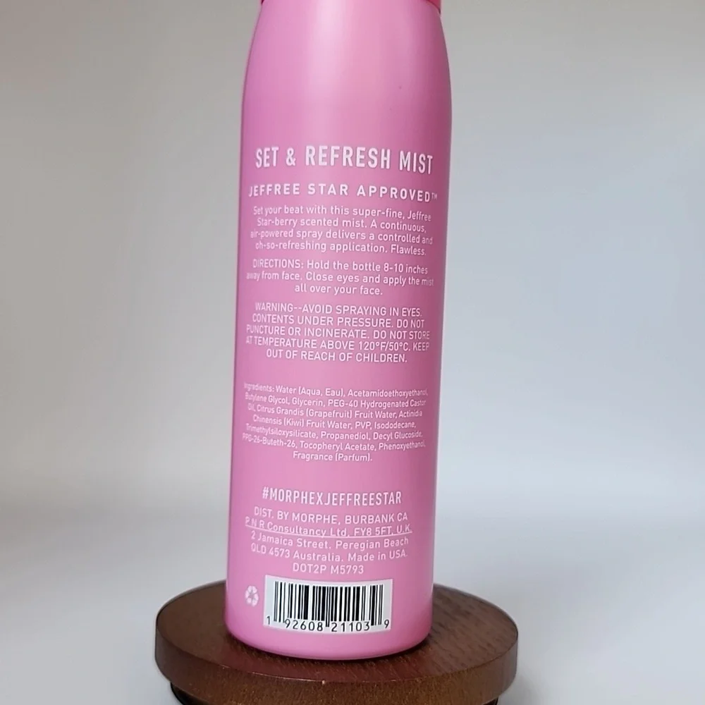 Morphe Jeffree Star Set & Refresh Mist Star-Berry Scent - Discontinued